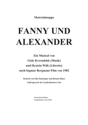 Materialmappe Des Landestheaters Linz Zu FANNY UND ALEXANDER