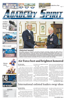 Air Force Best and Brightest Honored