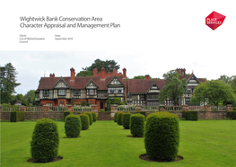 Draft Wightwick Bank Conservation Area Appraisal