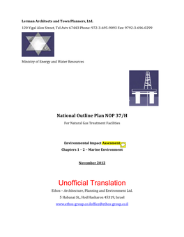 Unofficial Translation Ethos – Architecture, Planning and Environment Ltd