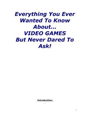 Video Game Systems Uncovered