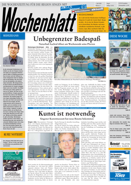 Singener Wochenblatt 1. Juli 2009