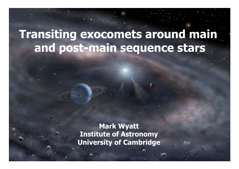 Transiting Exocomets Around Main and Post-Main Sequence Stars