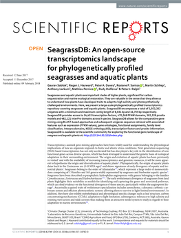 An Open-Source Transcriptomics Landscape for Phylogenetically