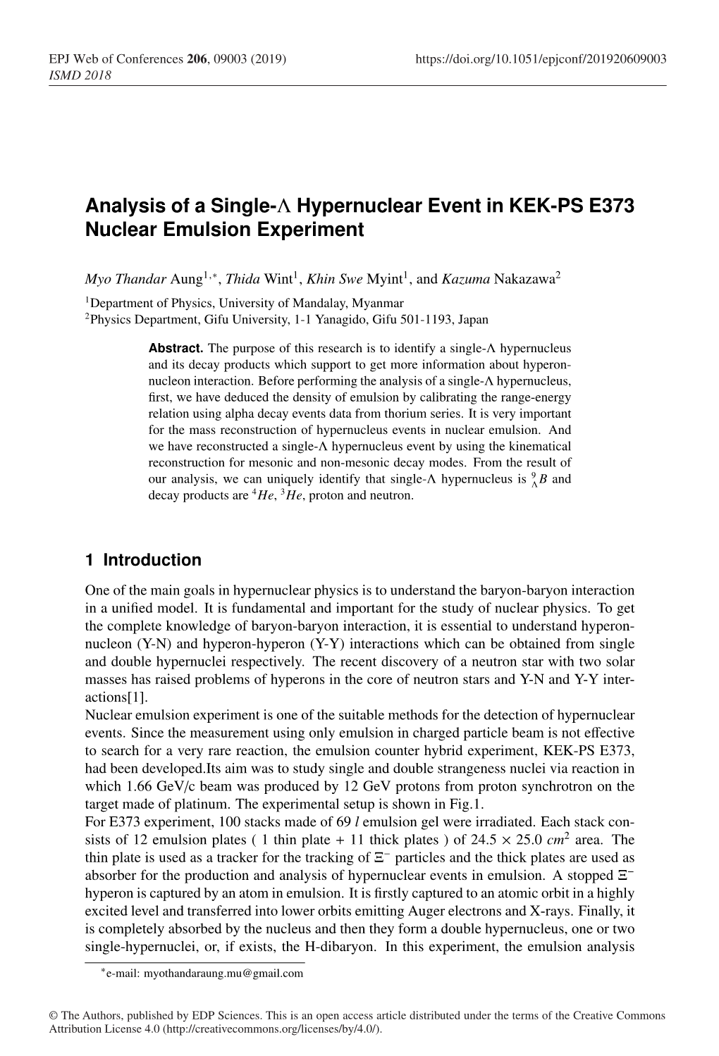 Analysis of a Single-Λ Hypernuclear Event in KEK-PS E373 Nuclear Emulsion Experiment