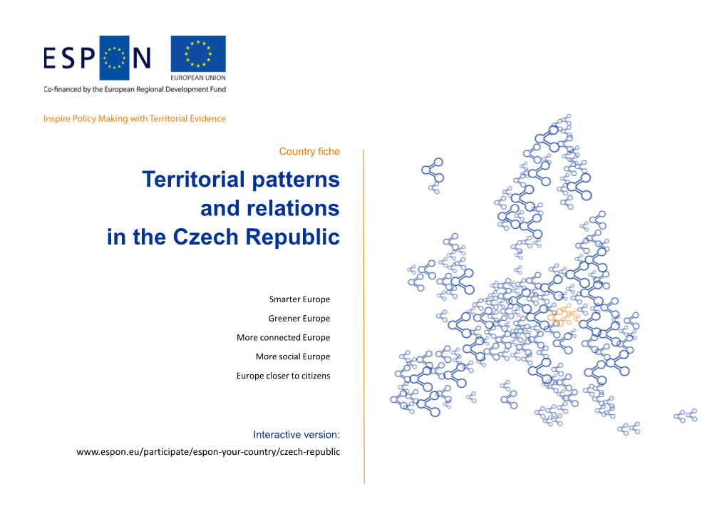 Territorial Patterns and Relations in the Czech Republic