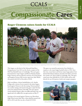 Roger Clemens Raises Funds for CCALS