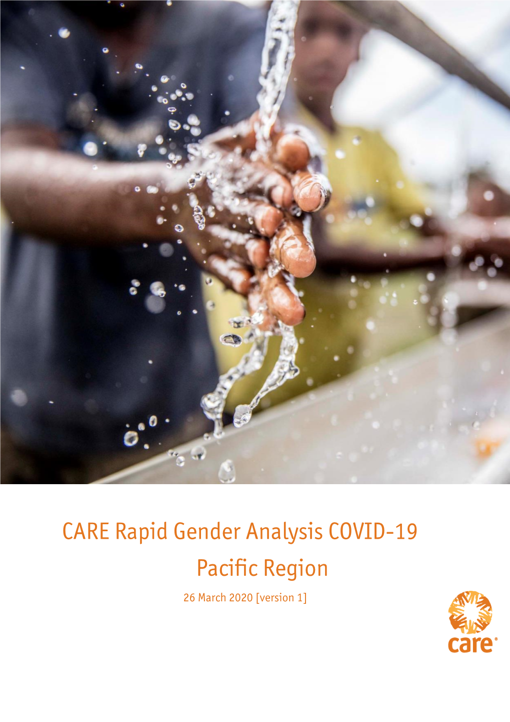 CARE Rapid Gender Analysis COVID-19 Pacific Region 26 March 2020 [Version 1]