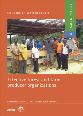 Effective Forest and Farm Producer Organizations