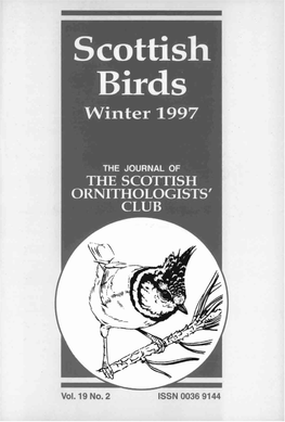 Vol. 19 No. 2 ISSN 0036 9144 Scottish Birds