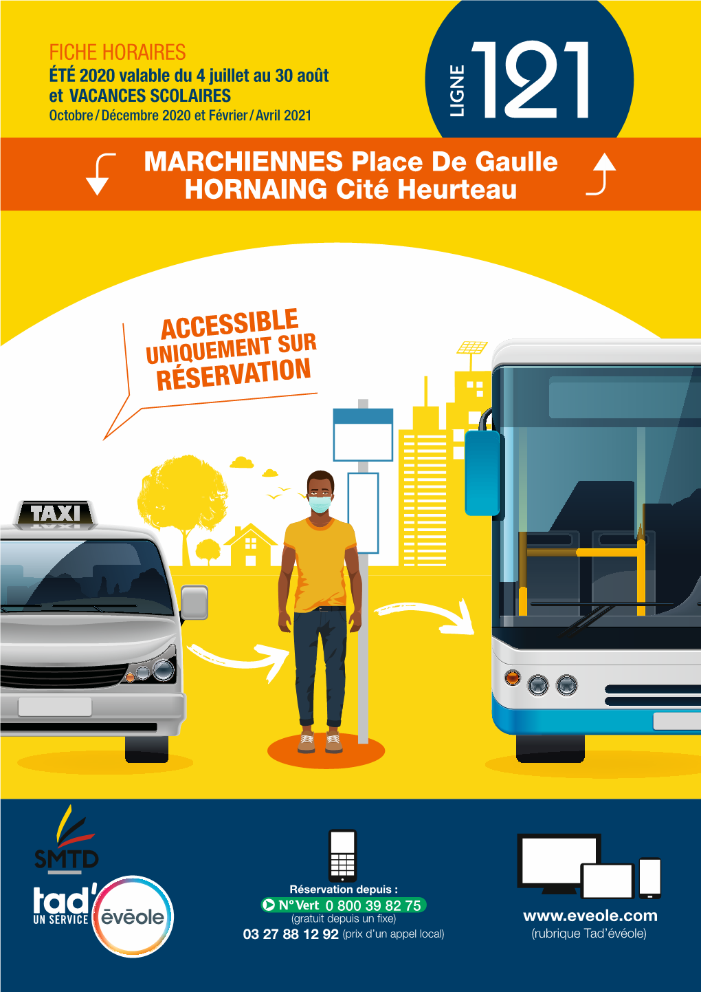 ACCESSIBLE RÉSERVATION MARCHIENNES Place De Gaulle