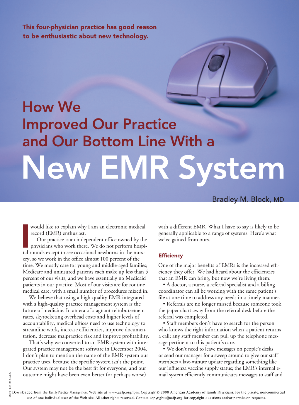 New EMR System