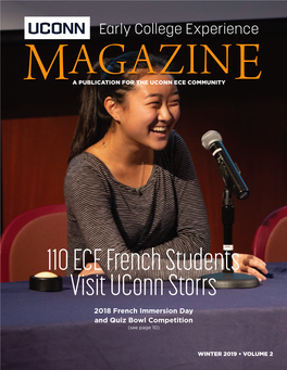 110 ECE French Students Visit Uconn Storrs