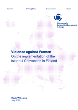 Violence Against Women on the Implementation of the Istanbul Convention in Finland