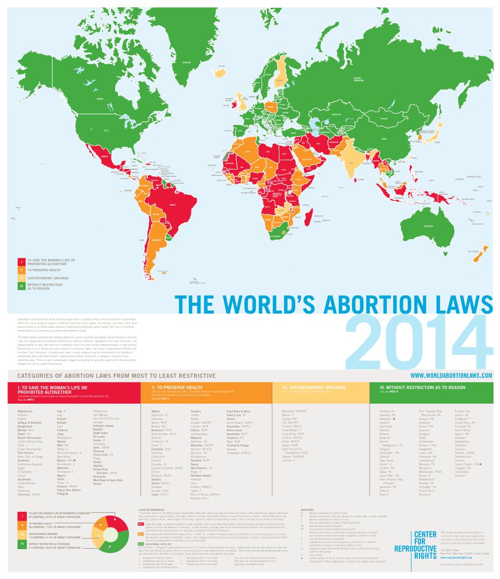Map of Abortion Laws