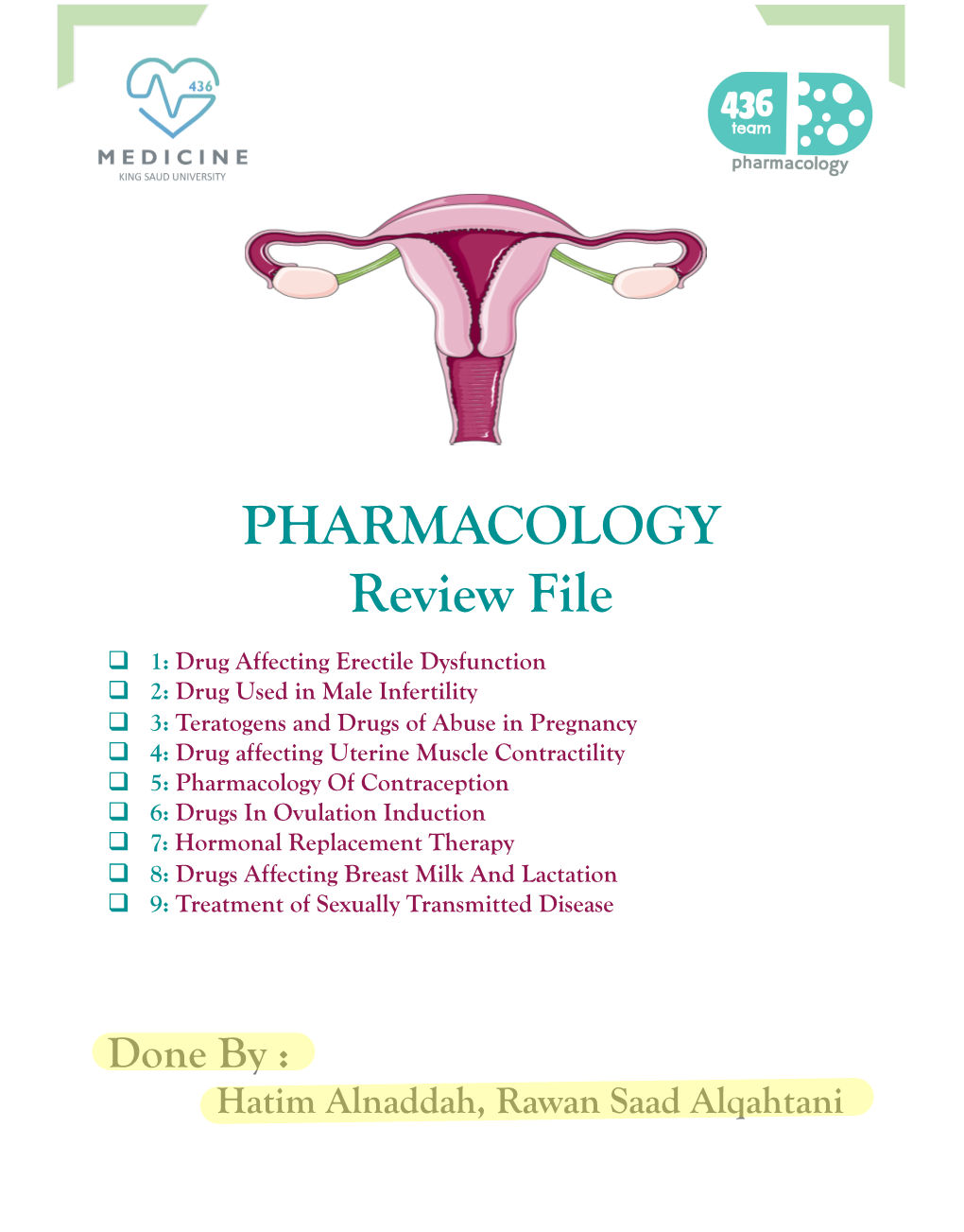 PHARMACOLOGY Review File