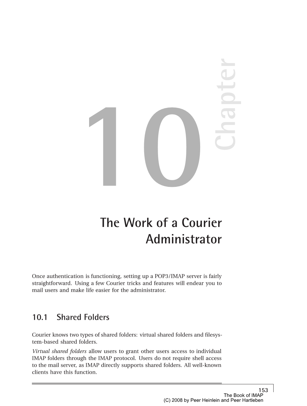 Download Chapter 10: the Work of a Courier Administrator