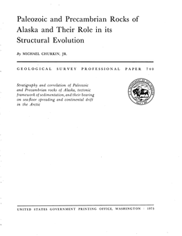 Paleozoic and Precambrian Rocks of Alaska and Their Role in Its Structural Evolution