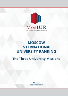 Moscow International University Ranking