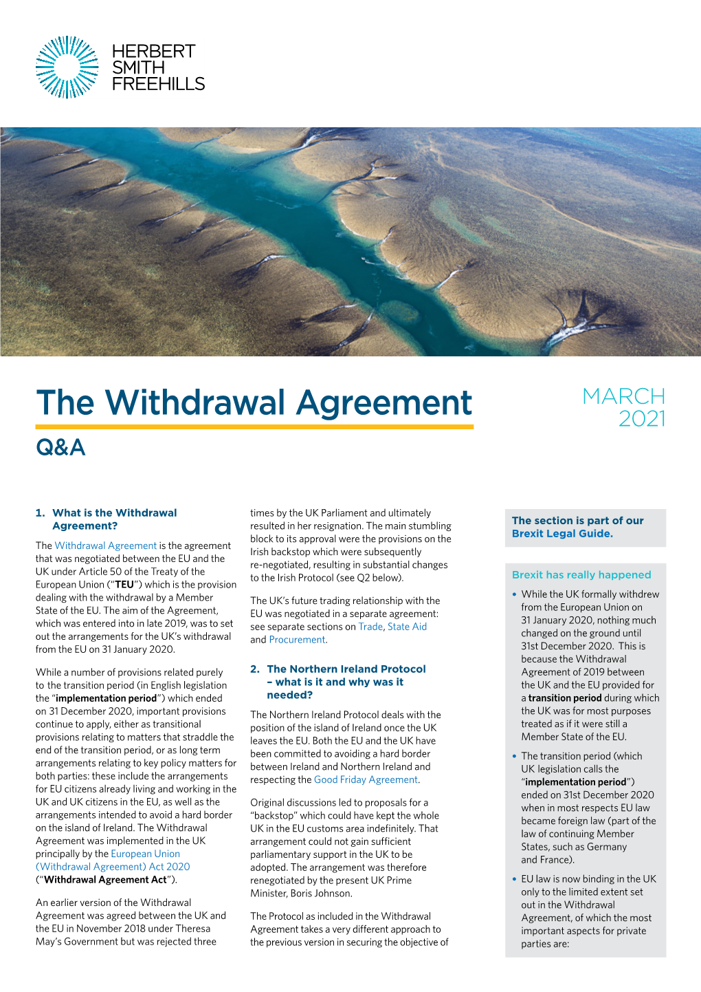 The Withdrawal Agreement Q&A