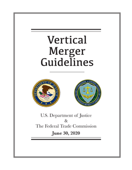 Vertical Merger Guidelines