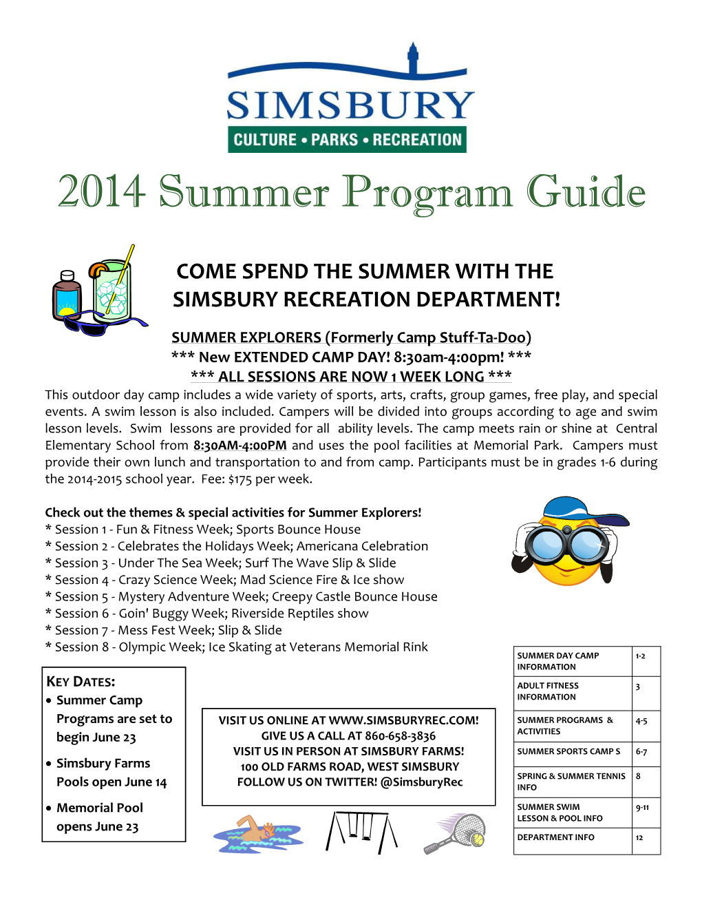 Summer 2014 Brochure