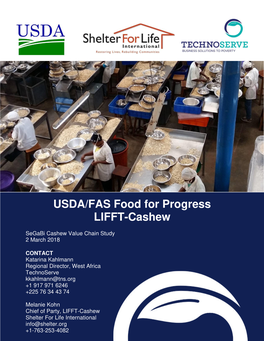 USDA/FAS Food for Progress LIFFT-Cashew