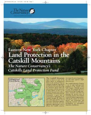 Land Protection in the Catskill Mountains the Nature Conservancy’S Catskills Land Protection Fund