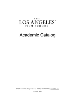 Academic Catalog