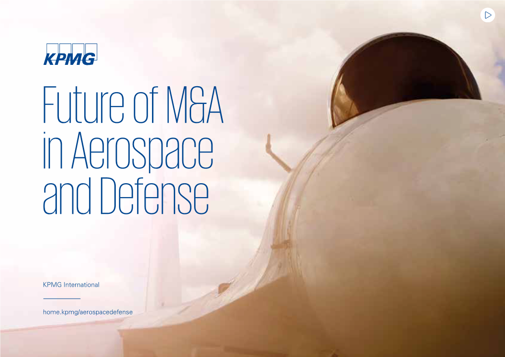 Future of M&A in Aerospace and Defense