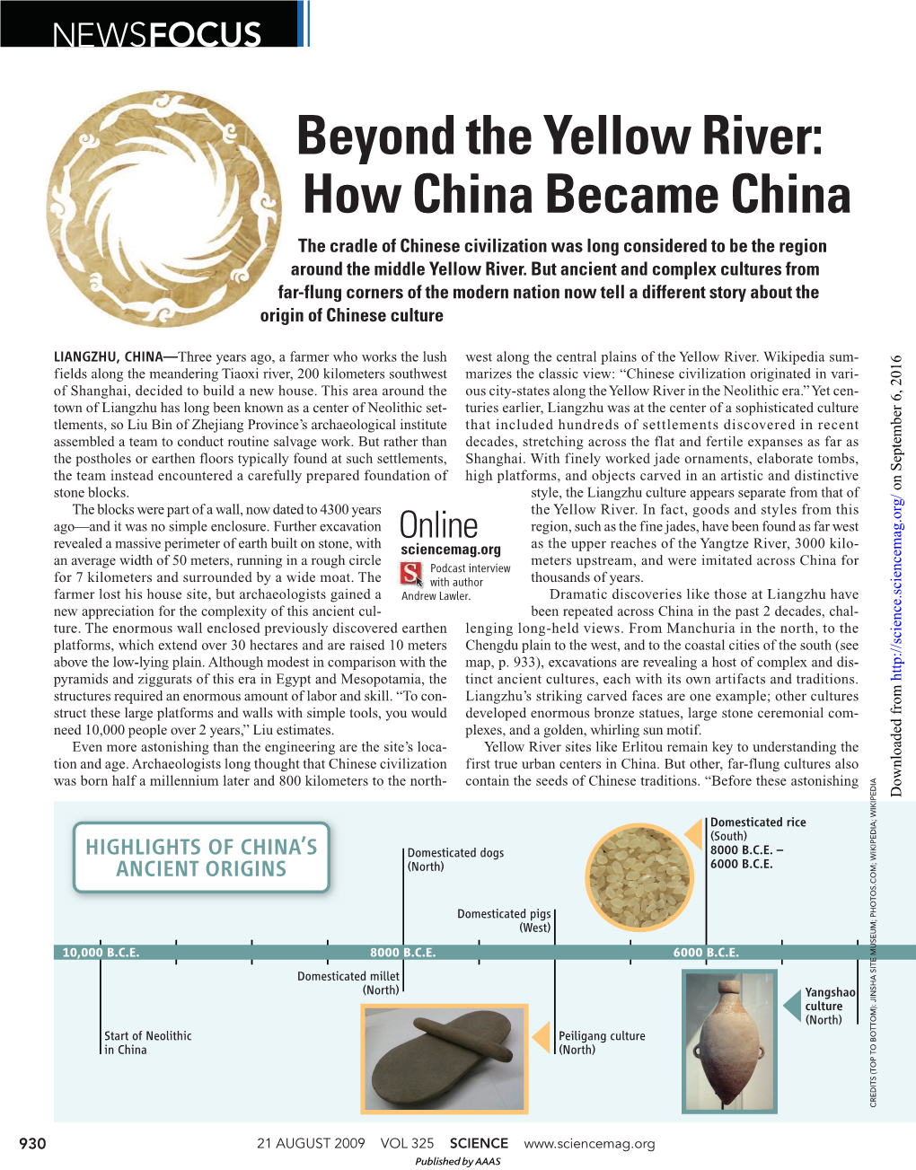 Becoming China Timeline