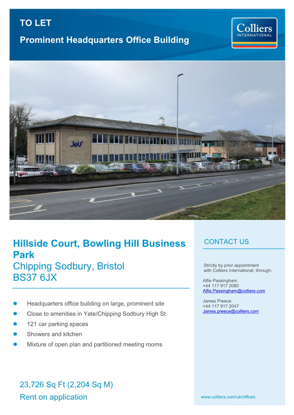 Hillside Court, Bowling Hill Business Park Chipping Sodbury, Bristol