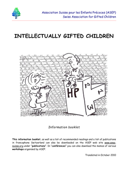 Intellectually Gifted Children