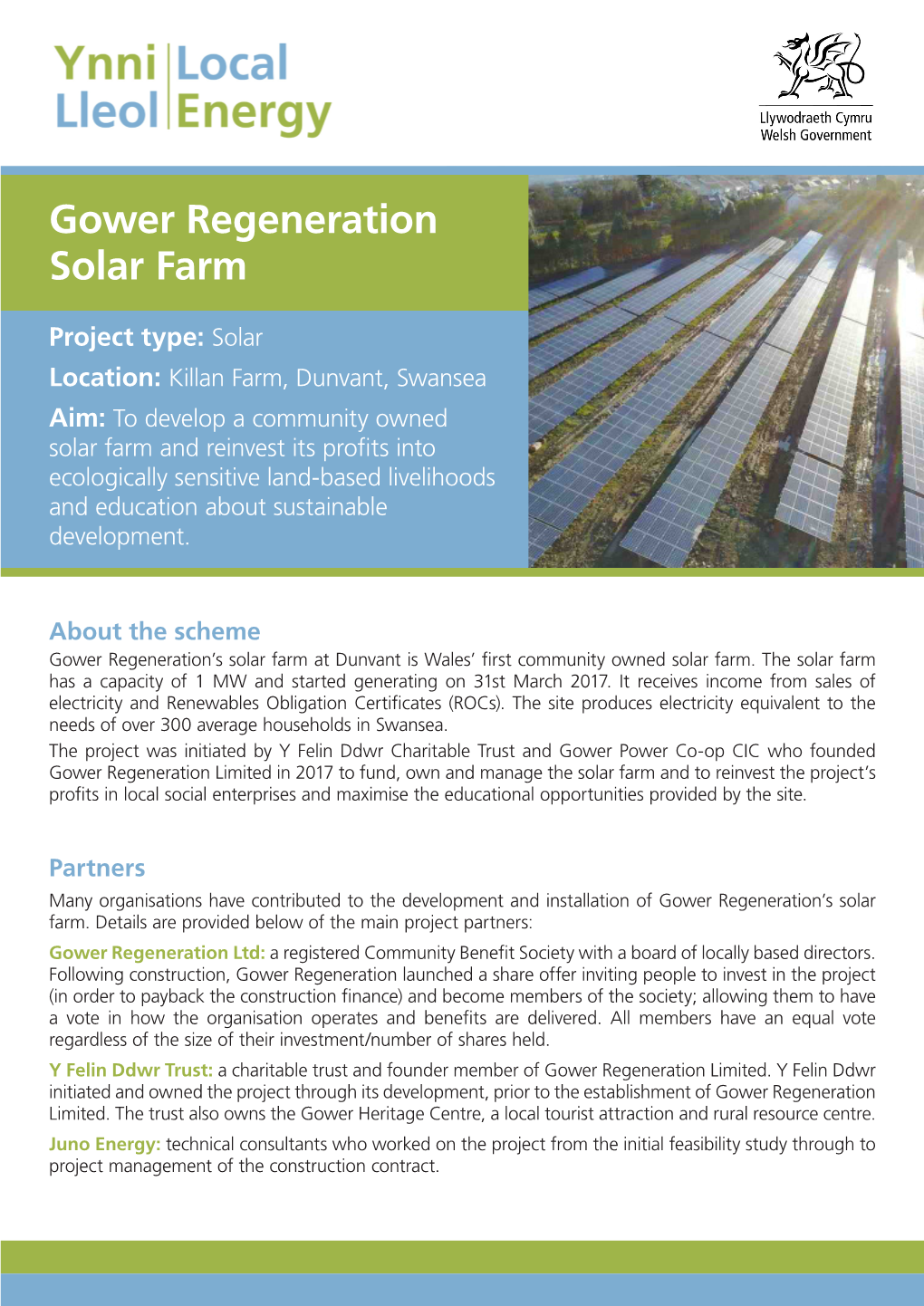 Gower Regeneration Solar Farm