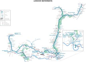 Map of London's Waterways