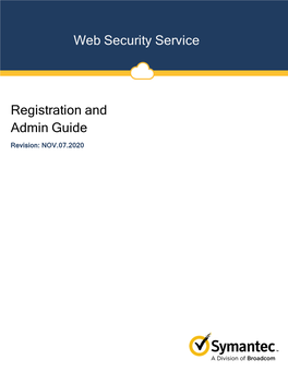 Symantec Web Security Service Access Method