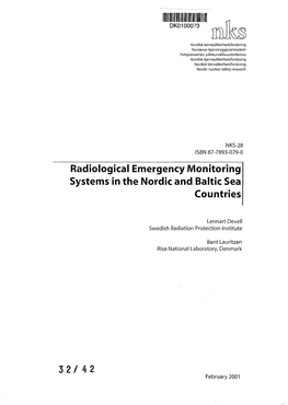 Radiological Emergency Monitoring Systems in the Nordic and Baltic Sea Countries