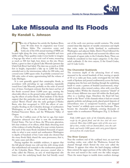 Lake Missoula and Its Floods by Kendall L