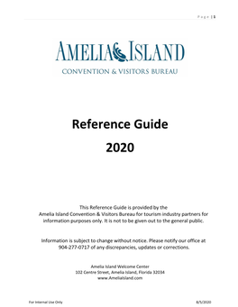 Reference Guide 2020