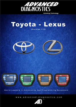 Toyota - Lexus (Version 3.0)