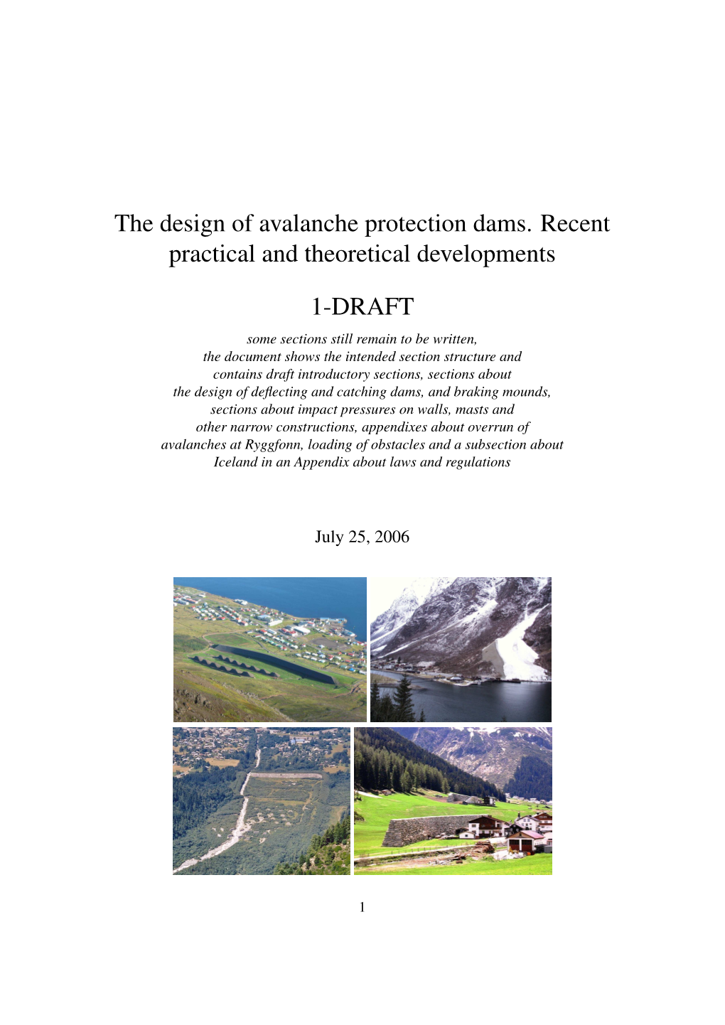 The Design of Avalanche Protection Dams .Pdf