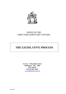 Legislative Process Handbook