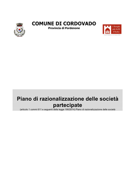 Piano Comune Di Cordovado