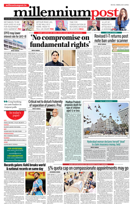 'No Compromise on Fundamental Rights'