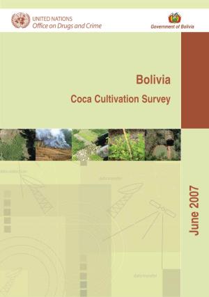 Bolivia Coca Cultivation Survey June 2007