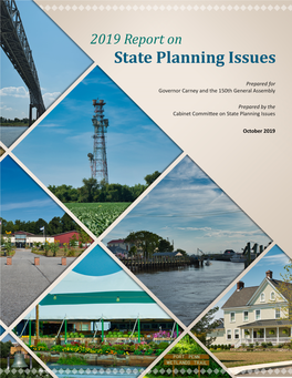 2019 REPORT on STATE PLANNING ISSUES PAGE Ii ACKNOWLEDGEMENTS