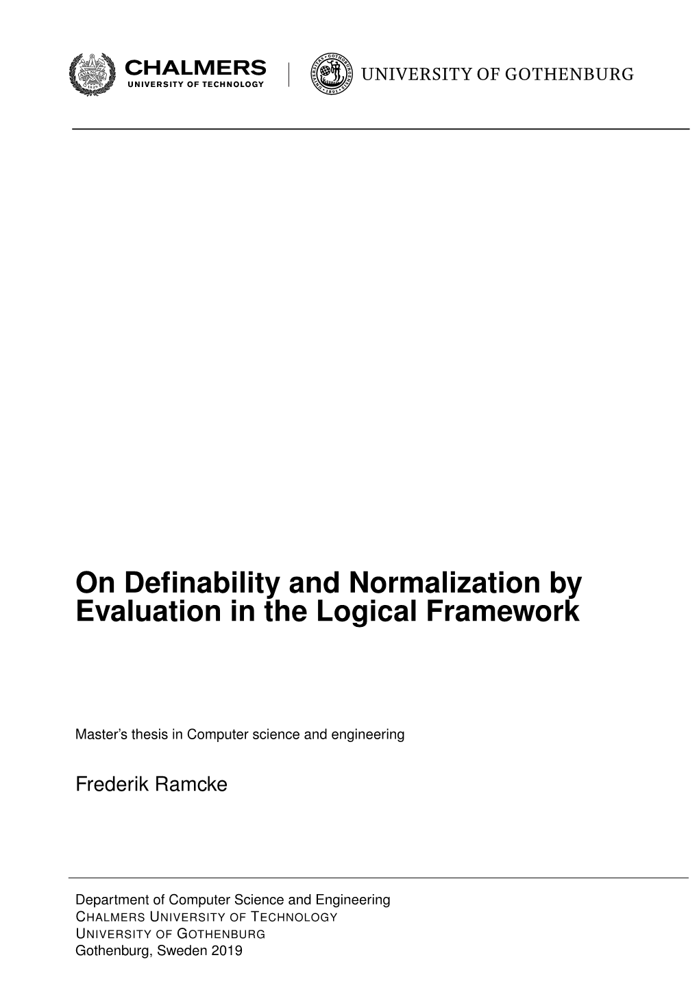 On Definability and Normalization by Evaluation in the Logical Framework