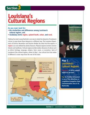 Louisiana's Cultural Regions