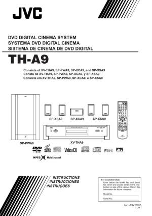 Dvd Digital Cinema System Systema Dvd Digital Cinema Sistema De Cinema De Dvd Digital Th-A9