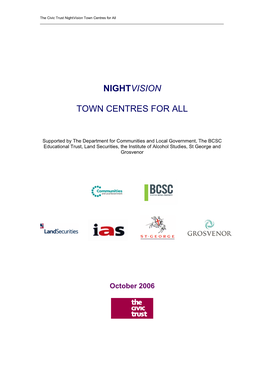 Nightvision Town Centres for All